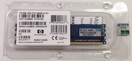 731761-B21 HP 8GB (1x8GB) DDR4 SDRAM DIMM